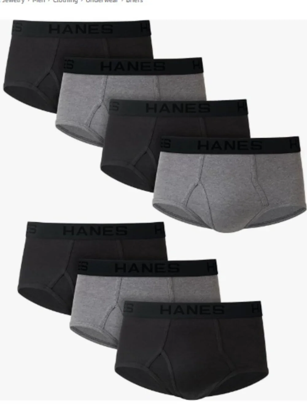 Hanes Men's XL 7-Pack Sexy Cool & Breathable Wicking Cotton Underwear